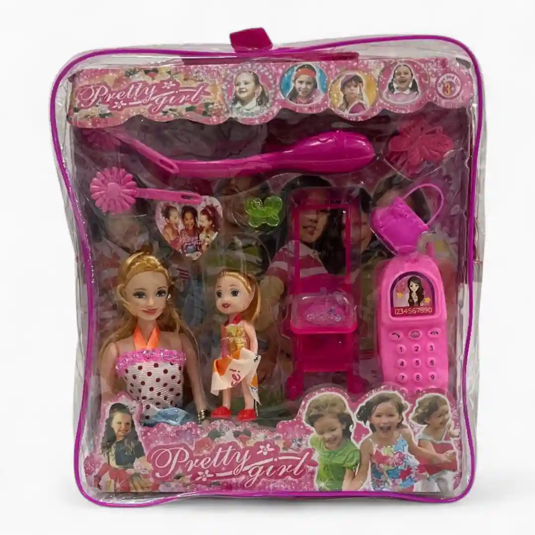 MUÑECA + ACCESORIOS PRETTY GIRL 83044-01 MUÑECA + ACCESORIOS PRETTY GIRL 83044 - Imagen 1