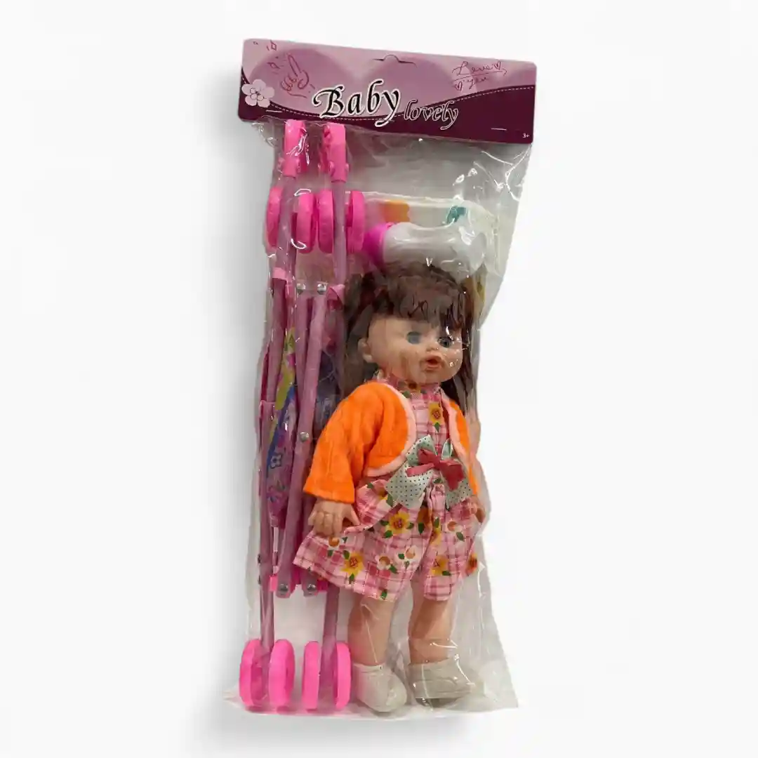 MUÑECA CON COCHE 6043T-01 MUÑECA CON COCHE 6043T - Imagen 1